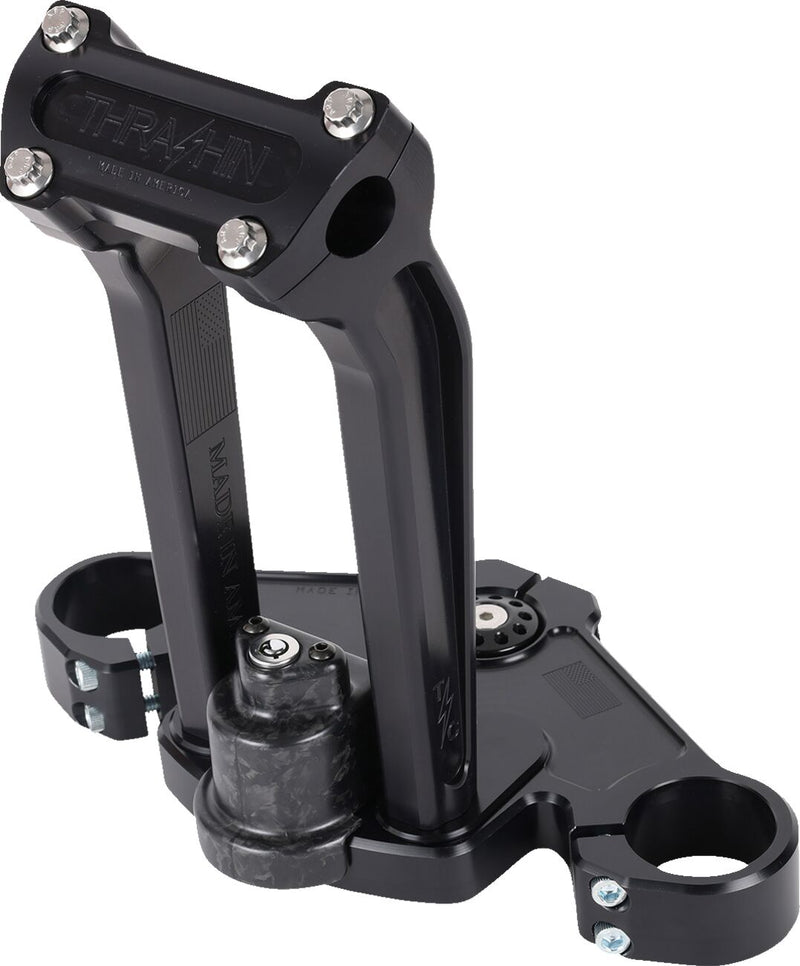 Thrashin Supply Co. Top Tree for 2024-2025 Harley-Davidson FLTRX 1923 ABS Triple Tree Black 6061-T6 Aluminium #TSC-2921-1