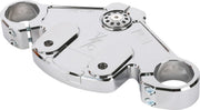Thrashin Supply Co. Top Tree for 2024-2025 Harley-Davidson FLTRX 1923 ABS Triple Tree Chrome 6061-T6 Aluminium #TSC-2921-3