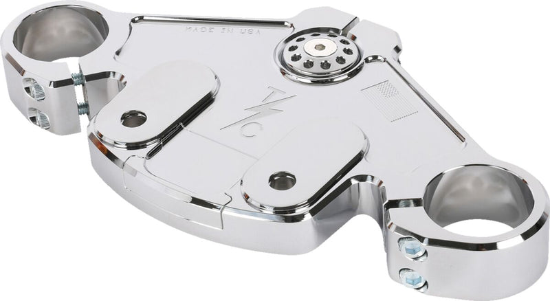 Thrashin Supply Co. Top Tree for 2024-2025 Harley-Davidson FLTRX 1923 ABS Triple Tree Chrome 6061-T6 Aluminium #TSC-2921-3