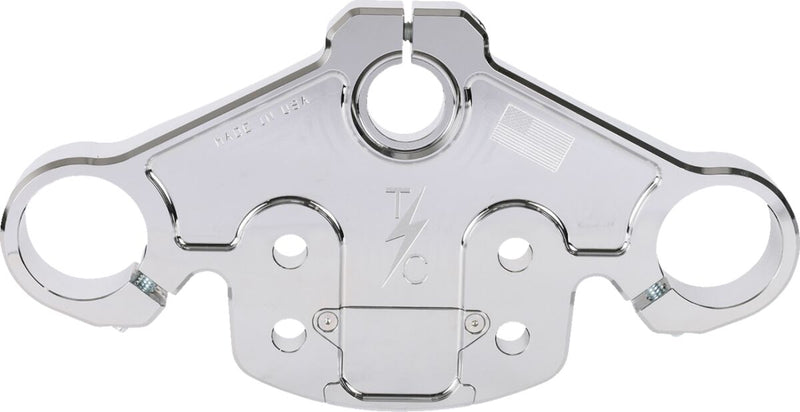 Thrashin Supply Co. Top Tree for 2024-2025 Harley-Davidson FLTRX 1923 ABS Triple Tree Chrome 6061-T6 Aluminium #TSC-2921-3