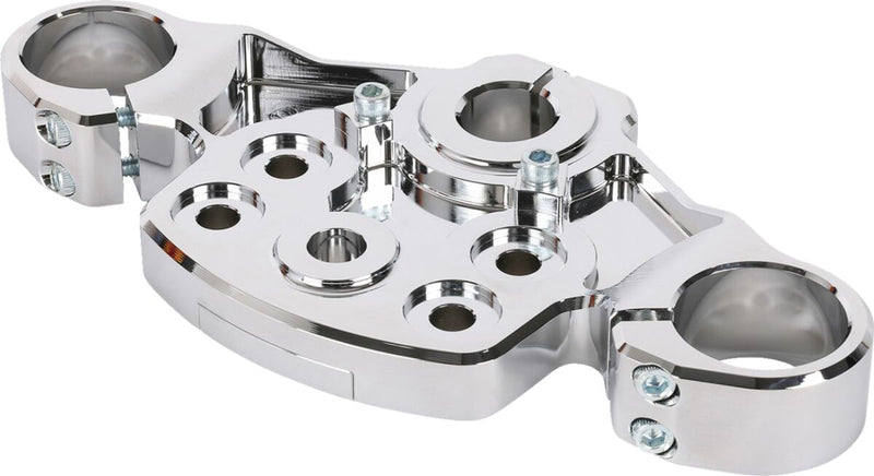 Thrashin Supply Co. Top Tree for 2024-2025 Harley-Davidson FLTRX 1923 ABS Triple Tree Chrome 6061-T6 Aluminium #TSC-2921-3