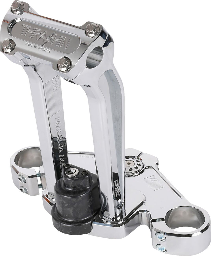 Thrashin Supply Co. Top Tree for 2024-2025 Harley-Davidson FLTRX 1923 ABS Triple Tree Chrome 6061-T6 Aluminium #TSC-2921-3