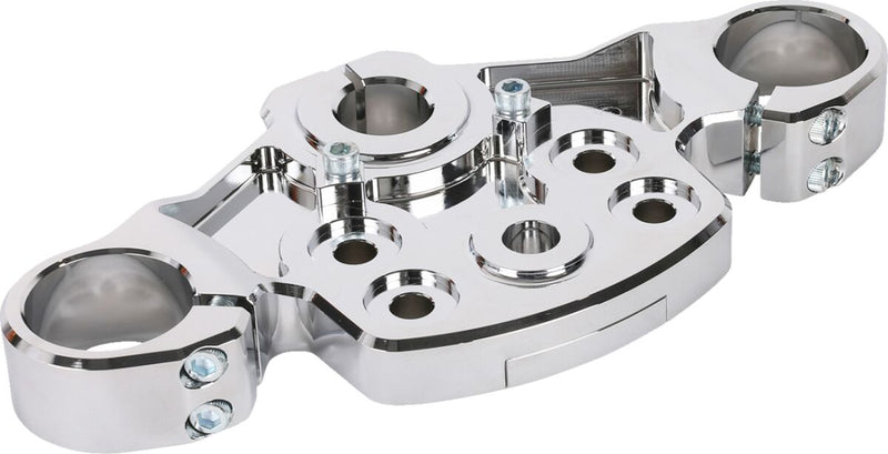 Thrashin Supply Co. Top Tree for 2024-2025 Harley-Davidson FLTRX 1923 ABS Triple Tree Chrome 6061-T6 Aluminium #TSC-2921-3