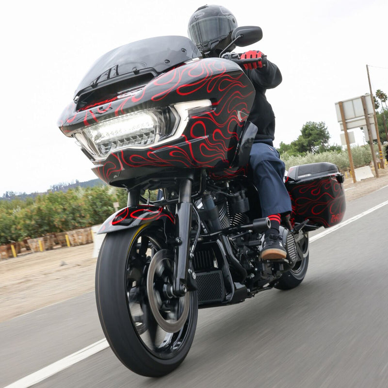 Thrashin Supply Co. Bottom Tree for 2024-2025 Harley-Davidson FLTRX 1923 ABS Triple Tree Black 6061-T6 Aluminium #TSC-2922-1