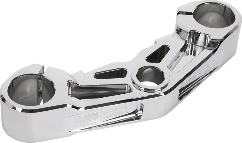 Thrashin Supply Co. Bottom Tree for 2024-2025 Harley-Davidson FLTRX 1923 ABS Triple Tree Chrome 6061-T6 Aluminium #TSC-2922-3
