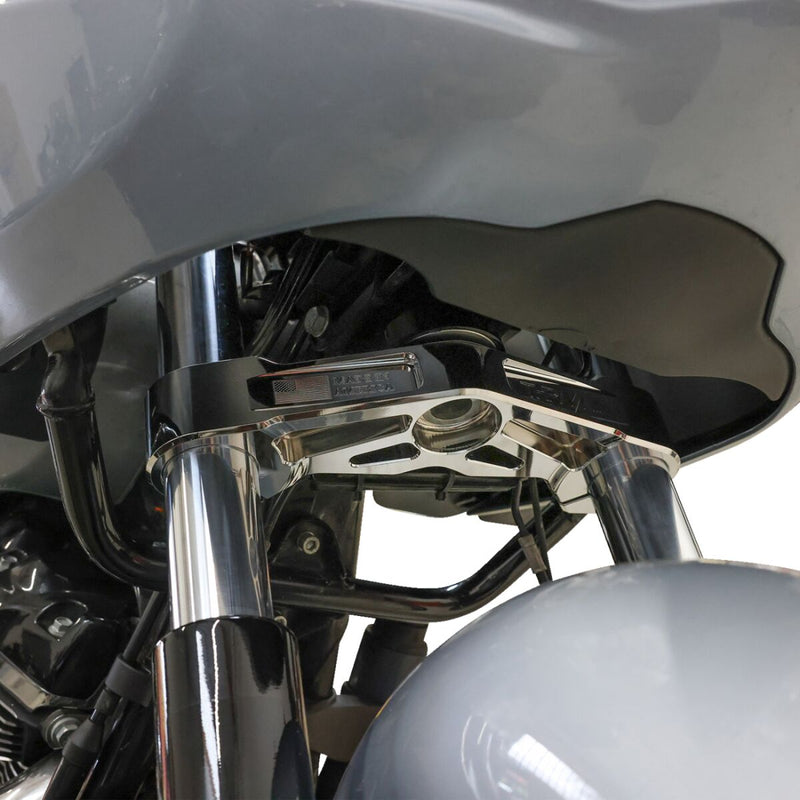 Thrashin Supply Co. Bottom Tree for 2024-2025 Harley-Davidson FLTRX 1923 ABS Triple Tree Chrome 6061-T6 Aluminium #TSC-2922-3