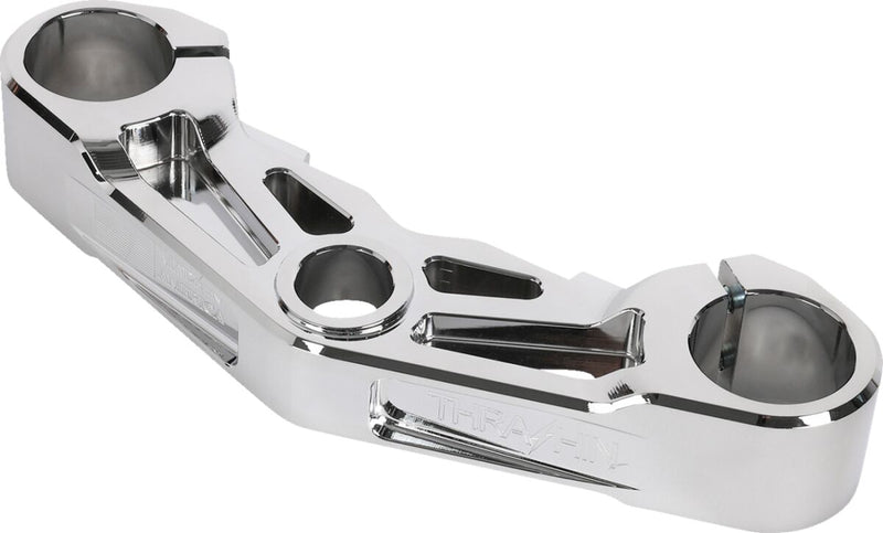 Thrashin Supply Co. Bottom Tree for 2024-2025 Harley-Davidson FLTRX 1923 ABS Triple Tree Chrome 6061-T6 Aluminium #TSC-2922-3