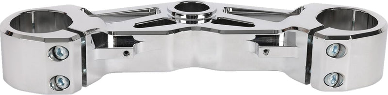Thrashin Supply Co. Bottom Tree for 2024-2025 Harley-Davidson FLTRX 1923 ABS Triple Tree Chrome 6061-T6 Aluminium #TSC-2922-3