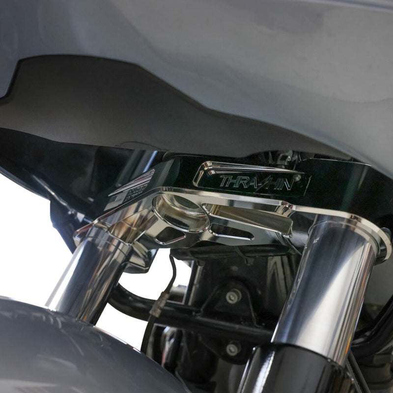 Thrashin Supply Co. Bottom Tree for 2024-2025 Harley-Davidson FLTRX 1923 ABS Triple Tree Chrome 6061-T6 Aluminium #TSC-2922-3
