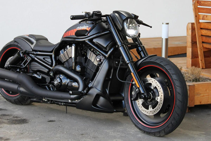 Cult Werk Fork Covers for 2007-2011 Harley-Davidson Upper Fork Protector Aluminium Pair