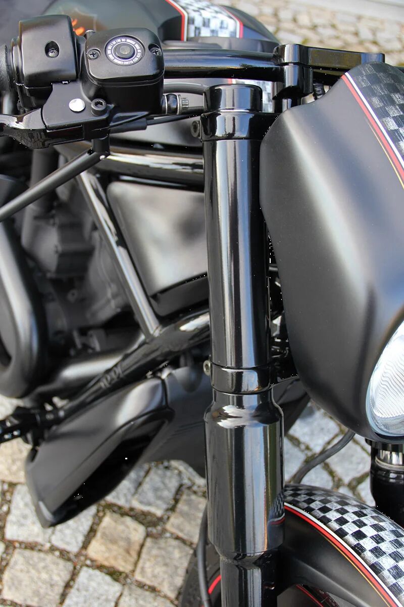 Cult Werk Fork Covers for 2007-2011 Harley-Davidson Upper Fork Protector Aluminium Pair