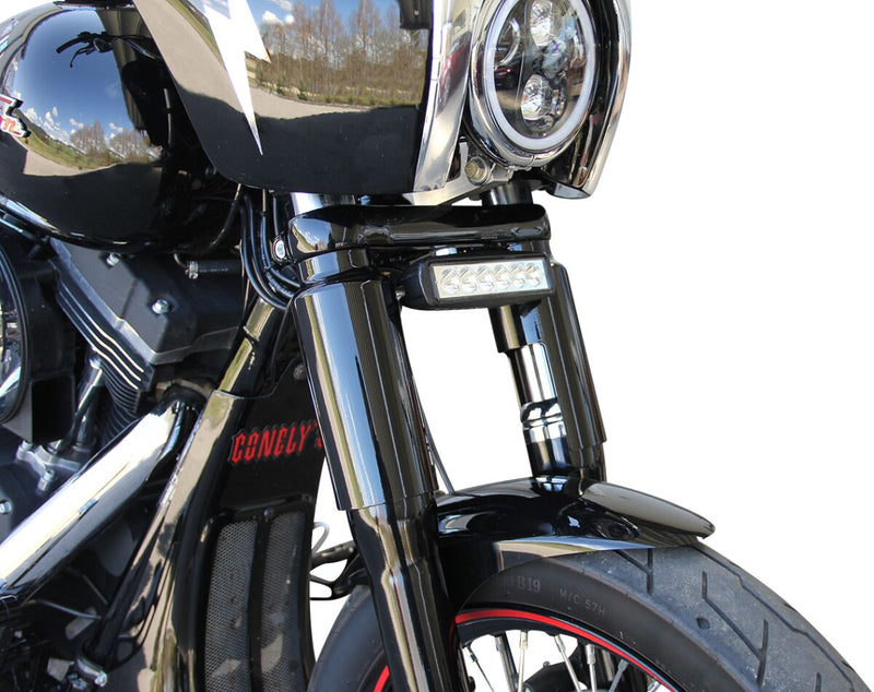 Cult Werk Fork Covers for 2006, 2013-2018 Harley-Davidson Lower Fork Protector Aluminium Pair