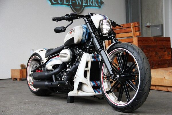 Cult Werk Fork Covers for 2018-2023 Harley-Davidson FXBR Upper Fork Protector Aluminium Pair