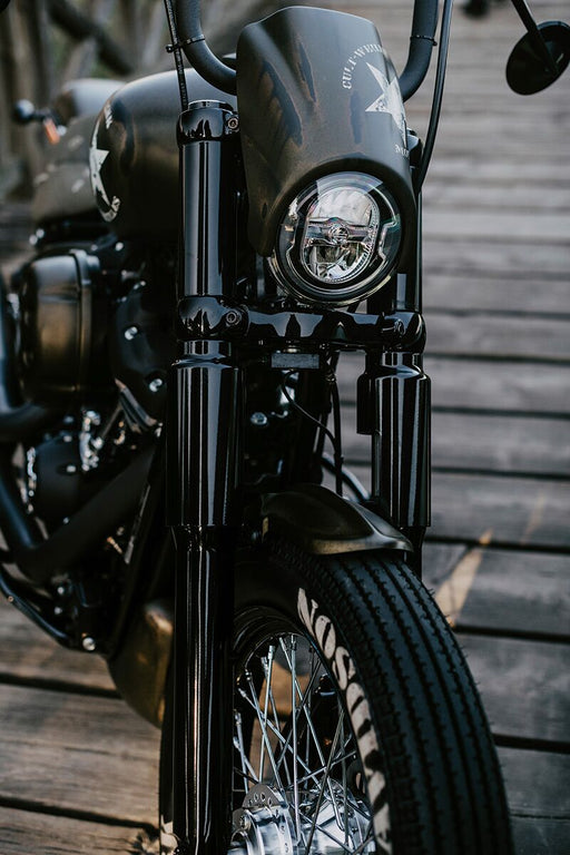 Cult Werk Fork Covers for 2018-2024 Harley-Davidson Upper Fork Protector Aluminium Pair
