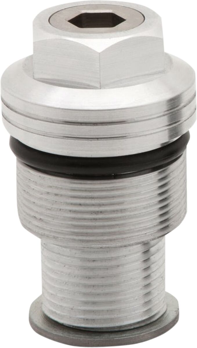 Burly Brand Fork Preload Adjusters, Clear Anodised For 1987-1994 FXR, 1991-2005 Dyna (Excluding FXDWG), 1988-2015 XL & 2016-2020 XL (Excluding 1997-2003 2016-2020 Forty Eight), 2016-2020 XL L&R Caps
