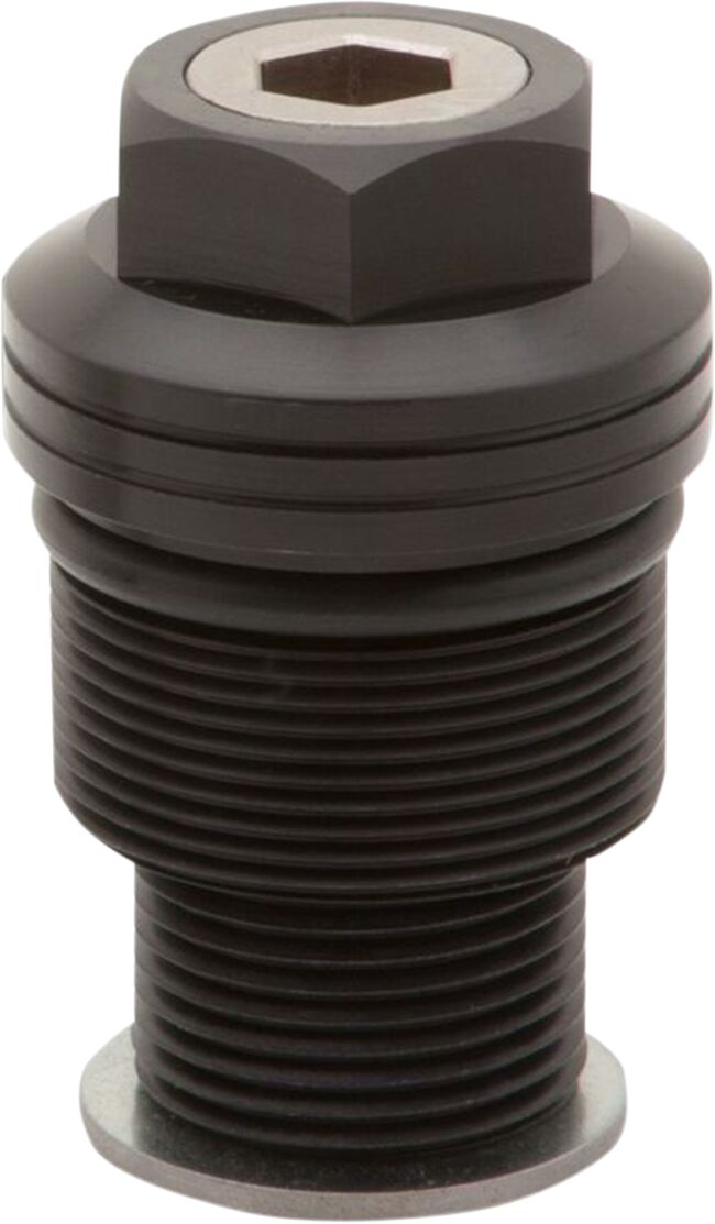 Burly Brand Fork Preload Adjusters in Black Anodised For 1987-1994 FXR, 1991-2005 Dyna, 1988-2015 XL & 2016-2020 XL Cartridge Models Right Cap Only & 2016-2020 XL L&R Caps Models