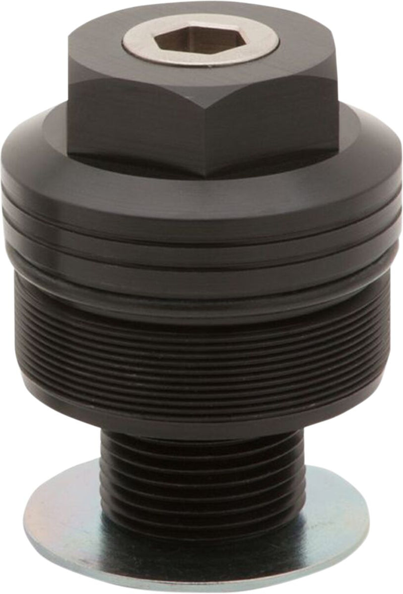Burly Brand Fork Preload Adjusters in Black Anodised For 2002-2017 Harley-Davidson With Fork Tubes (Excluding Air Assist, Cartridge Forks, V-Rod)