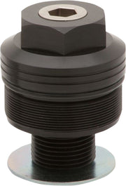 Burly Brand Fork Preload Adjusters in Black Anodised For 2002-2017 Harley-Davidson With Fork Tubes (Excluding Air Assist, Cartridge Forks, V-Rod)