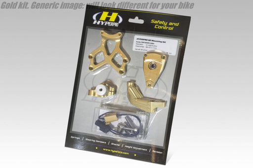 Hyperpro Steering Damper Mounting Kit for 2020-2025 BMW F 900 R ABS Gold Steering Damping Aluminium #MK-BM09-O001