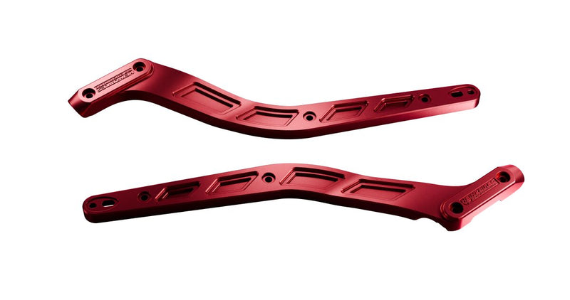 Heinz Bikes Performance Fender Struts for 2018-2025 Harley-Davidson Red 6061 Billet Aluminium Pair #HB-PFS-R