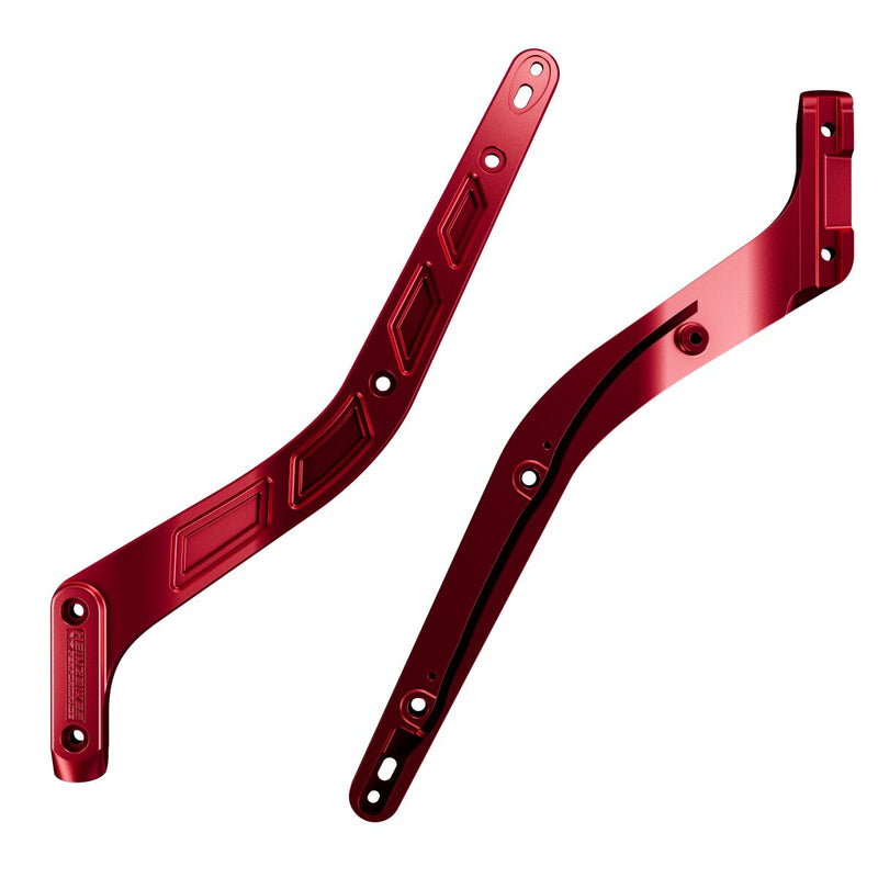 Heinz Bikes Performance Fender Struts for 2018-2025 Harley-Davidson Red 6061 Billet Aluminium Pair #HB-PFS-R
