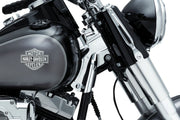 Kuryakyn Neck Covers In Chrome For Harley-Davidson 2007-2017 FL Softail Motorcycles