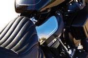 Kuryakyn Reflective Smoke Saddle Shields For Harley-Davidson 2018-2023 Softail (Excluding FXDRS) Models #KUR5789