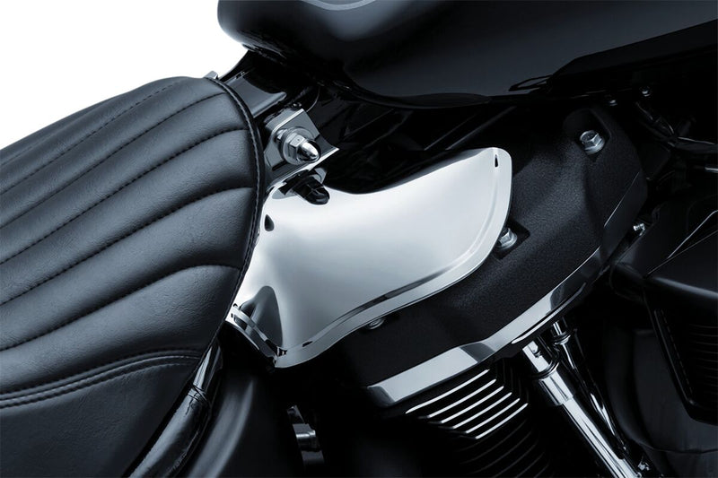 Kuryakyn Reflective Smoke Saddle Shields For Harley-Davidson 2018-2023 Softail (Excluding FXDRS) Models