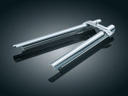 Kuryakyn Downtube Covers For Harley-Davidson 2000-2006 Softail Motorcycles In Chrome