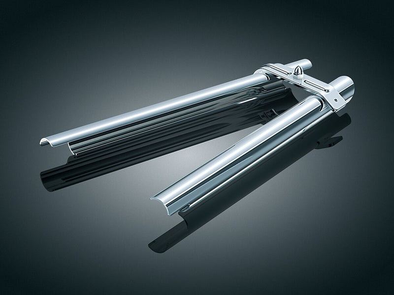 Kuryakyn Downtube Covers For Harley-Davidson 2000-2006 Softail Motorcycles In Chrome