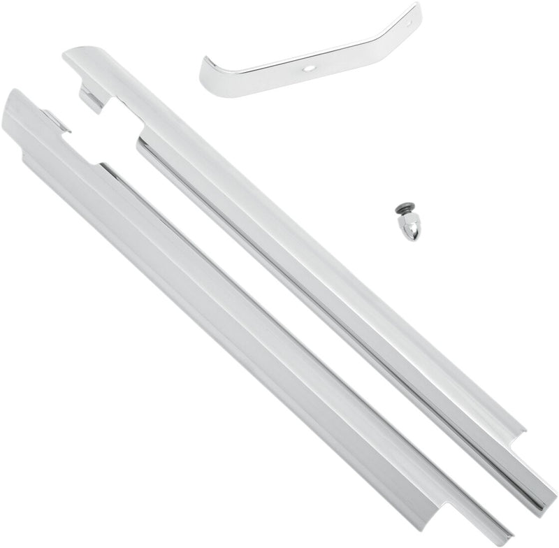 Kuryakyn Downtube Covers For Harley-Davidson 2007-2017 Softail Motorcycles In Chrome