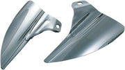 Kuryakyn Reflective Smoke Saddle Shield Heat Deflectors For Harley-Davidson 2009-2023 Electra Glides, Road Glides, Road Kings, Street Glides & Trikes