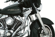 Kuryakyn Deluxe Neck Covers In Chrome For Harley-Davidson 1995-2007 Touring Motorcycles