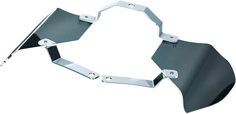 Kuryakyn Reflective Smoke Saddle Shield Heat Deflectors For Harley-Davidson 2000-2017 Softail Models