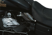 Kuryakyn Reflective Smoke Saddle Shield Heat Deflectors For Harley-Davidson 1999-2017 Dyna Models