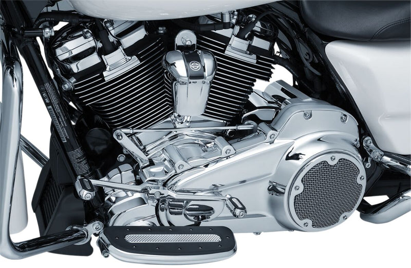 Kuryakyn Precision Lower Front Frame Cover In Chrome For Harley-Davidson 2017-2023 Touring Models #KUR6423