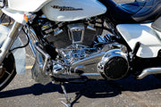 Kuryakyn Precision Lower Front Frame Cover In Chrome For Harley-Davidson 2017-2023 Touring Models #KUR6423