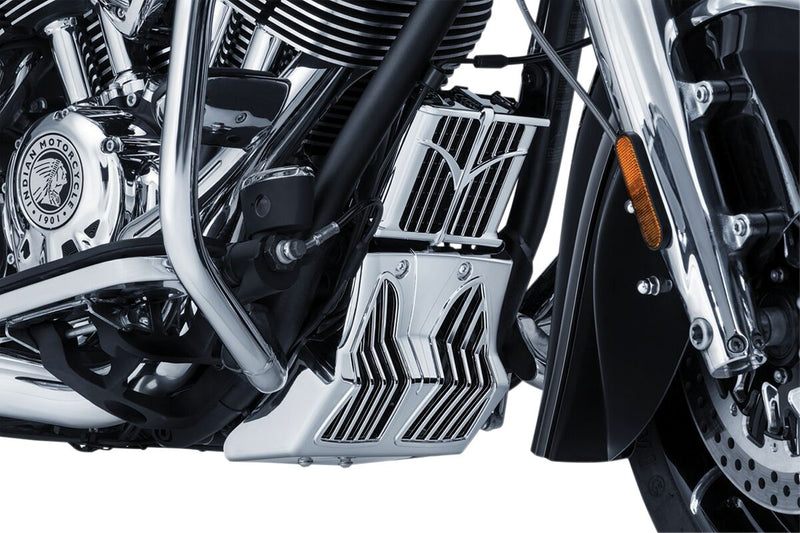 Kuryakyn Chin Fairing In Chrome For Indian 2014-2022 Motorcycles