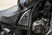 Burly Brand Side Covers for 2021-2024 HONDA CMX 1100 Black Powder-Coated Slash Cut Left Right Side Panel Aluminium Pair