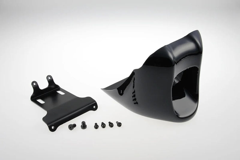 Cult Werk Spoiler Bobber for 1986-1998, 2004-2022 Harley-Davidson Chin Spoiler Black Front ABS Plastic Each