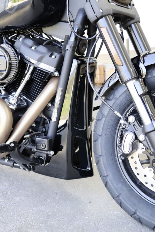 Cult Werk Spoiler Custom for 2018-2026 Harley-Davidson Chin Spoiler Black Front ABS Plastic Each