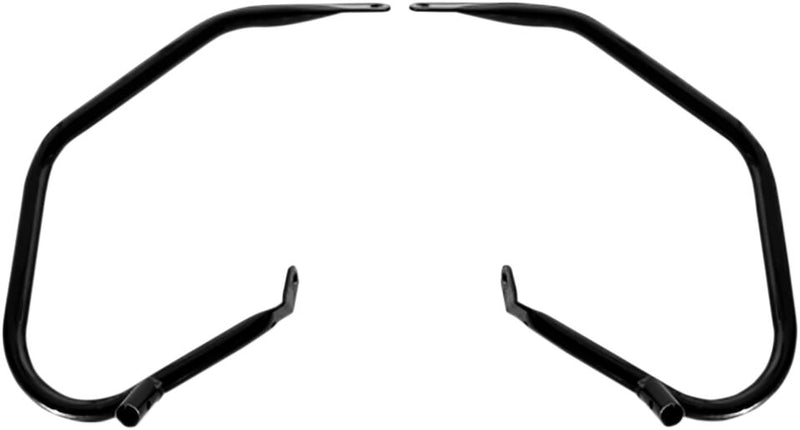 Drag Specialties Gloss Black Low-Profile Saddlebag Guards for 2009-2013 Harley-Davidson Touring Motorcycles
