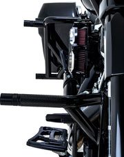 Burly Brand Brawler Kit for 2014-2025 Harley-Davidson Black Powder-Coated Front Steel