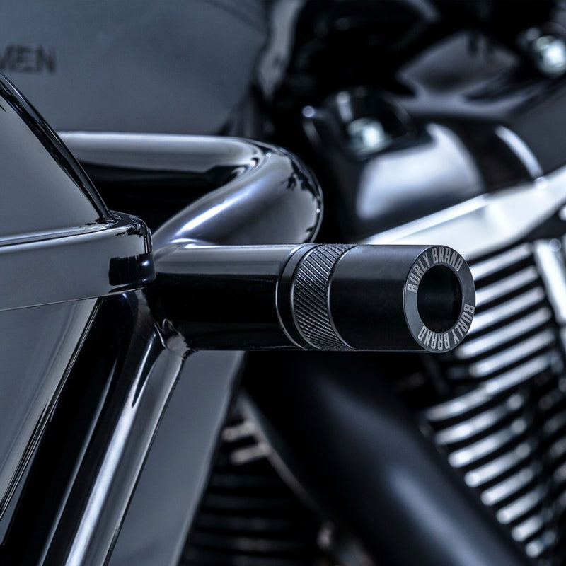 Burly Brand Brawler Kit for 2014-2025 Harley-Davidson Black Powder-Coated Rear Steel