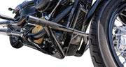 Burly Brand Brawler Kit for 2018-2025 Harley-Davidson Black Powder-Coated Front Steel
