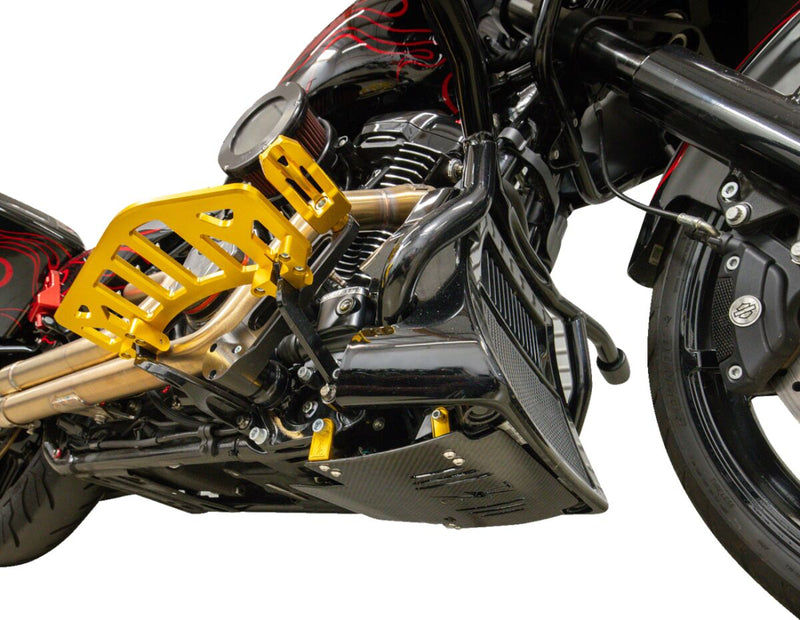 Thrashin Supply Co. Carbon Fibre Skid Plate for 2024-2025 Harley-Davidson Black #TSC-3034-5