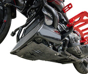 Thrashin Supply Co. Forged Carbon Fibre Skid Plate for 2024-2025 Harley-Davidson Black #TSC-3035-1