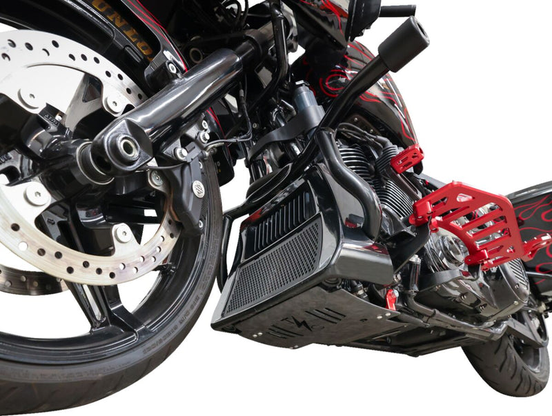 Thrashin Supply Co. Forged Carbon Fibre Skid Plate for 2024-2025 Harley-Davidson Black #TSC-3035-2