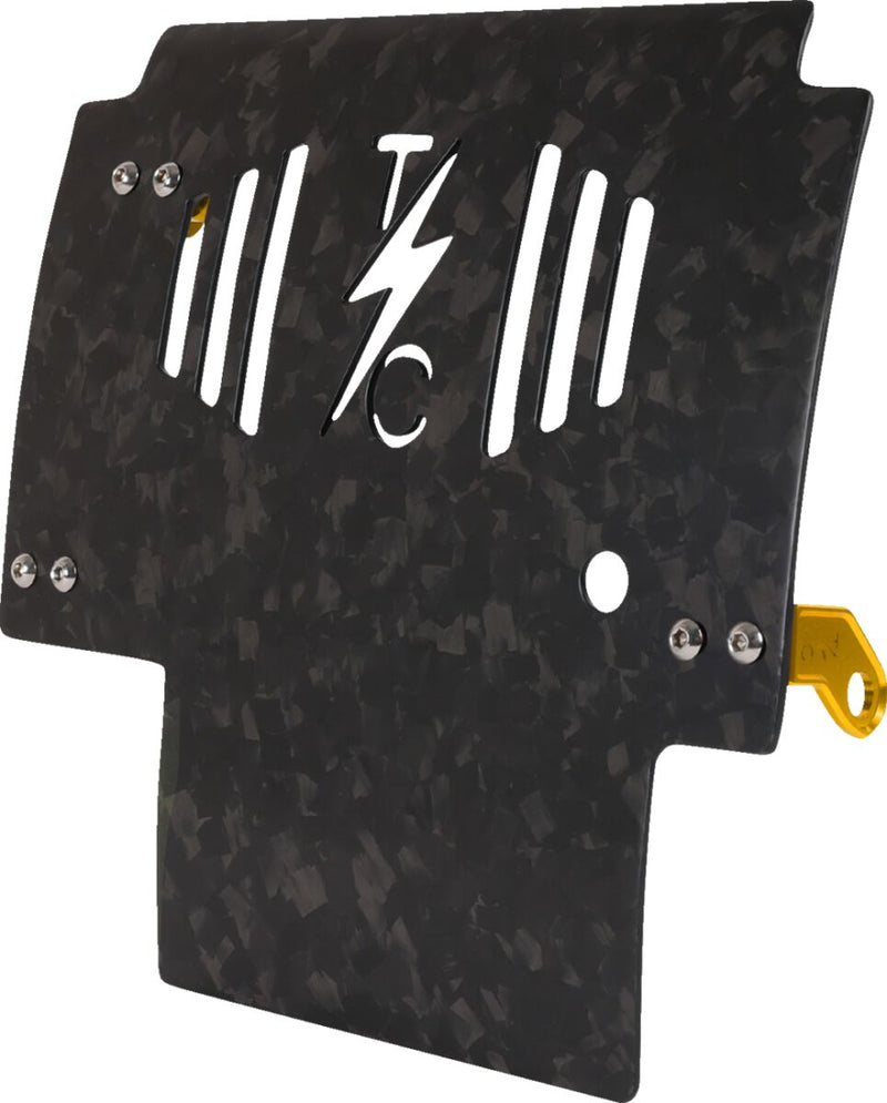 Thrashin Supply Co. Forged Carbon Fibre Skid Plate for 2024-2025 Harley-Davidson Black #TSC-3035-5