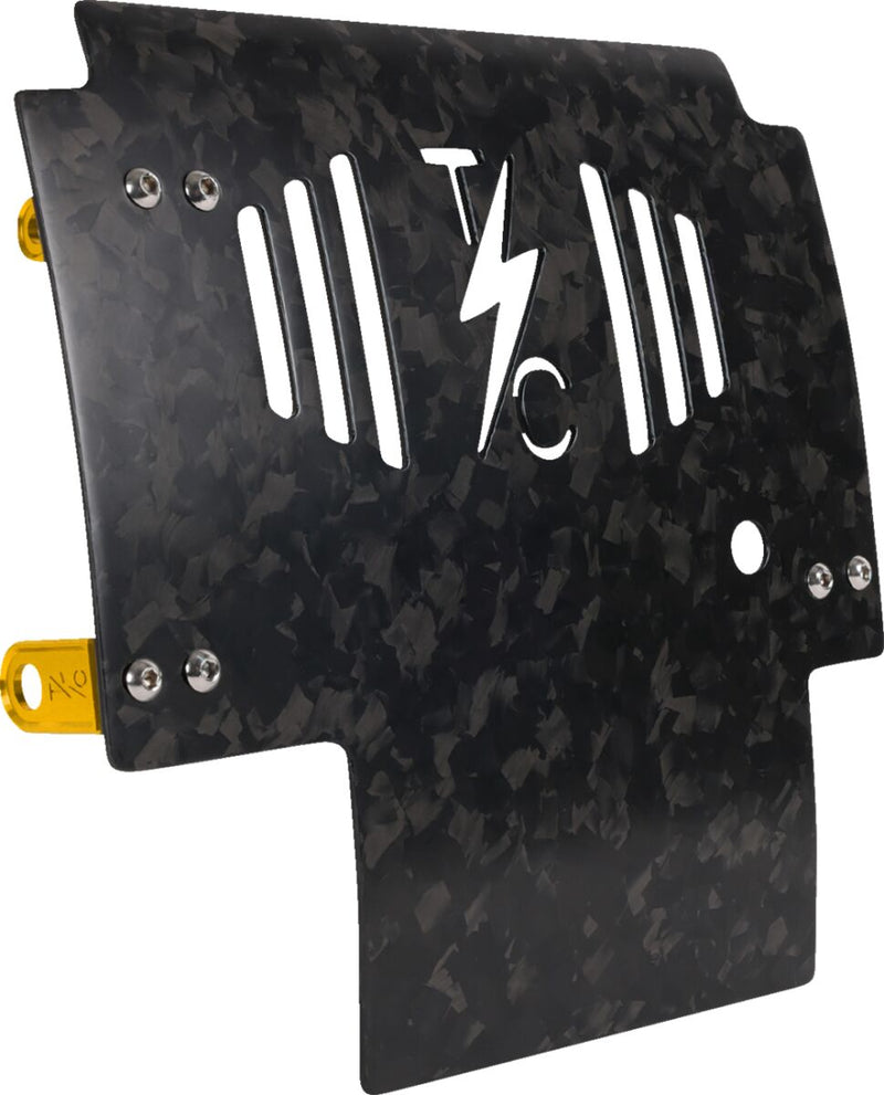 Thrashin Supply Co. Forged Carbon Fibre Skid Plate for 2024-2025 Harley-Davidson Black #TSC-3035-5